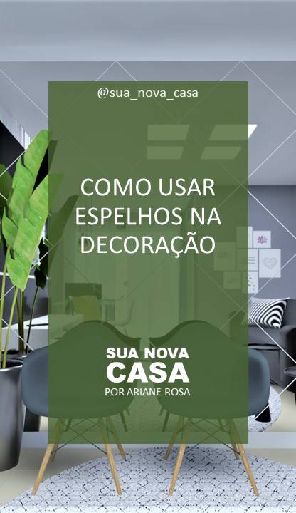 como usar espelhos na decoração